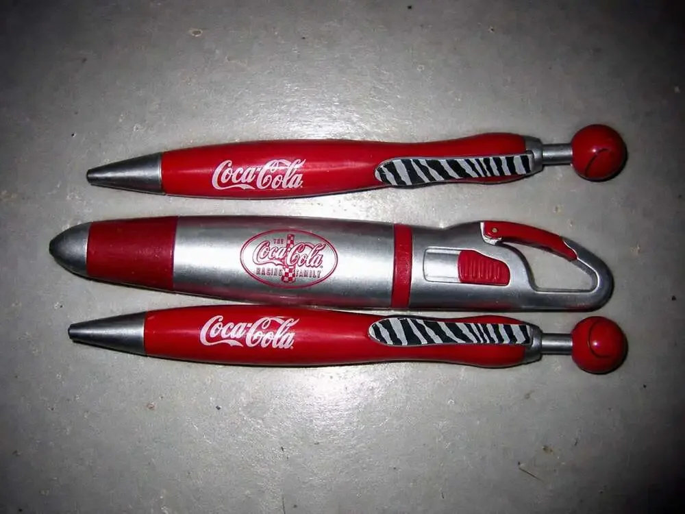 Lot of 3 Vintage Coca-Cola Promotional Pens